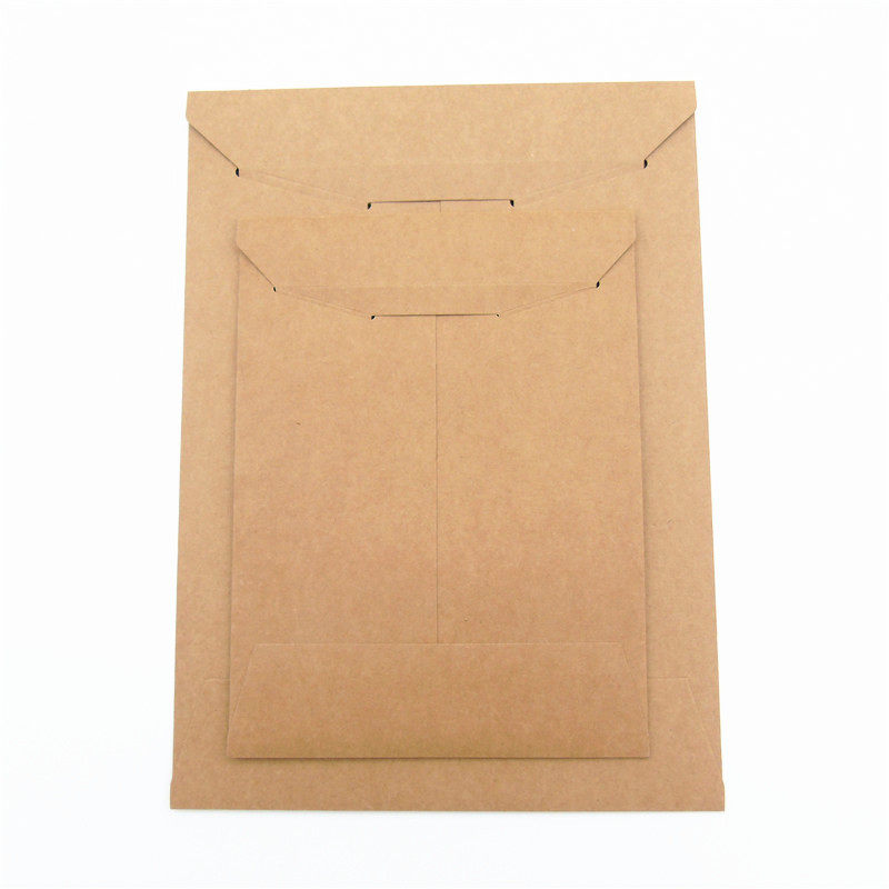 Kraft Paper Envelope A4 A5 Cat Ear Flap Portfolio/ File Folder Project Pockets/File Document Organizer Flat